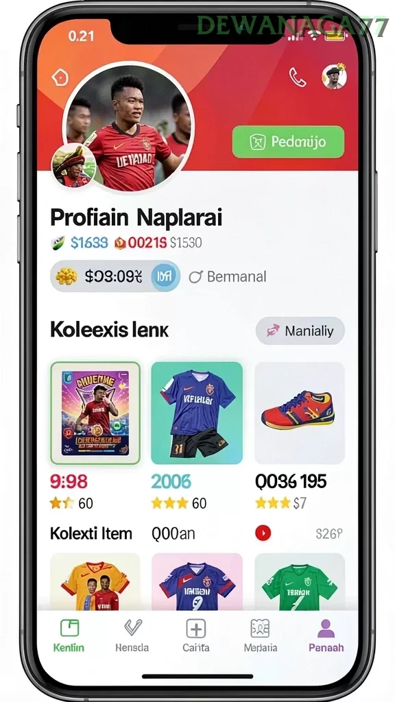Cuplikan layar MPO2888 — pengaturan akun
